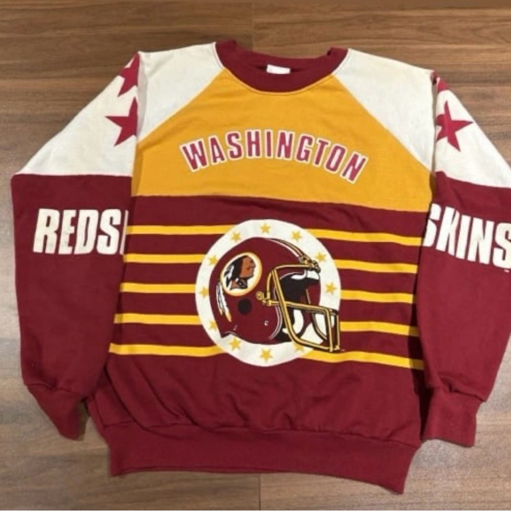 Washington Redskins Men's Sweater - Red and Yellow